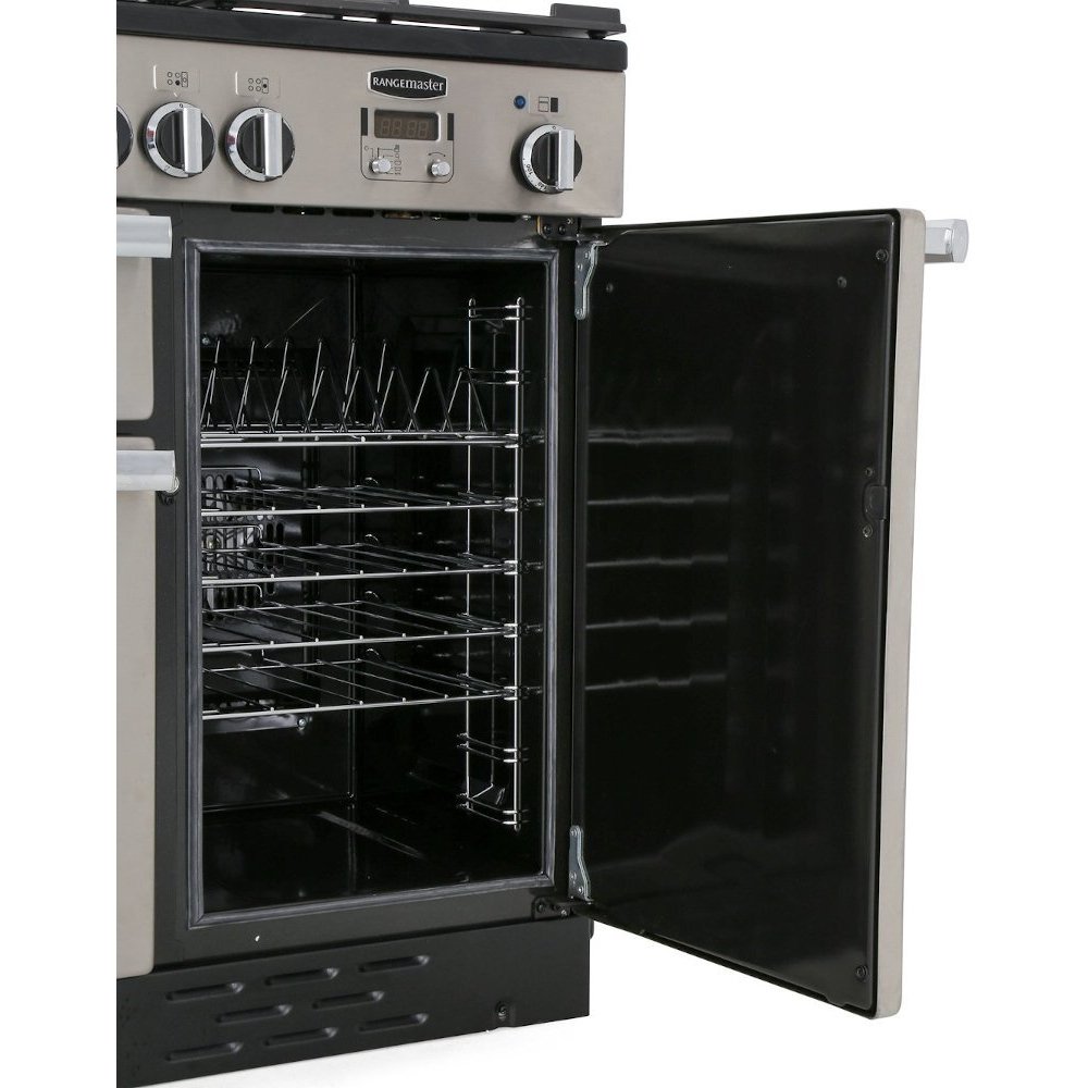 Rangemaster PROP100ECSS/C 100cm Ceramic Range Cooker Professional Plus Stainless Steel / Chrome, A Rated