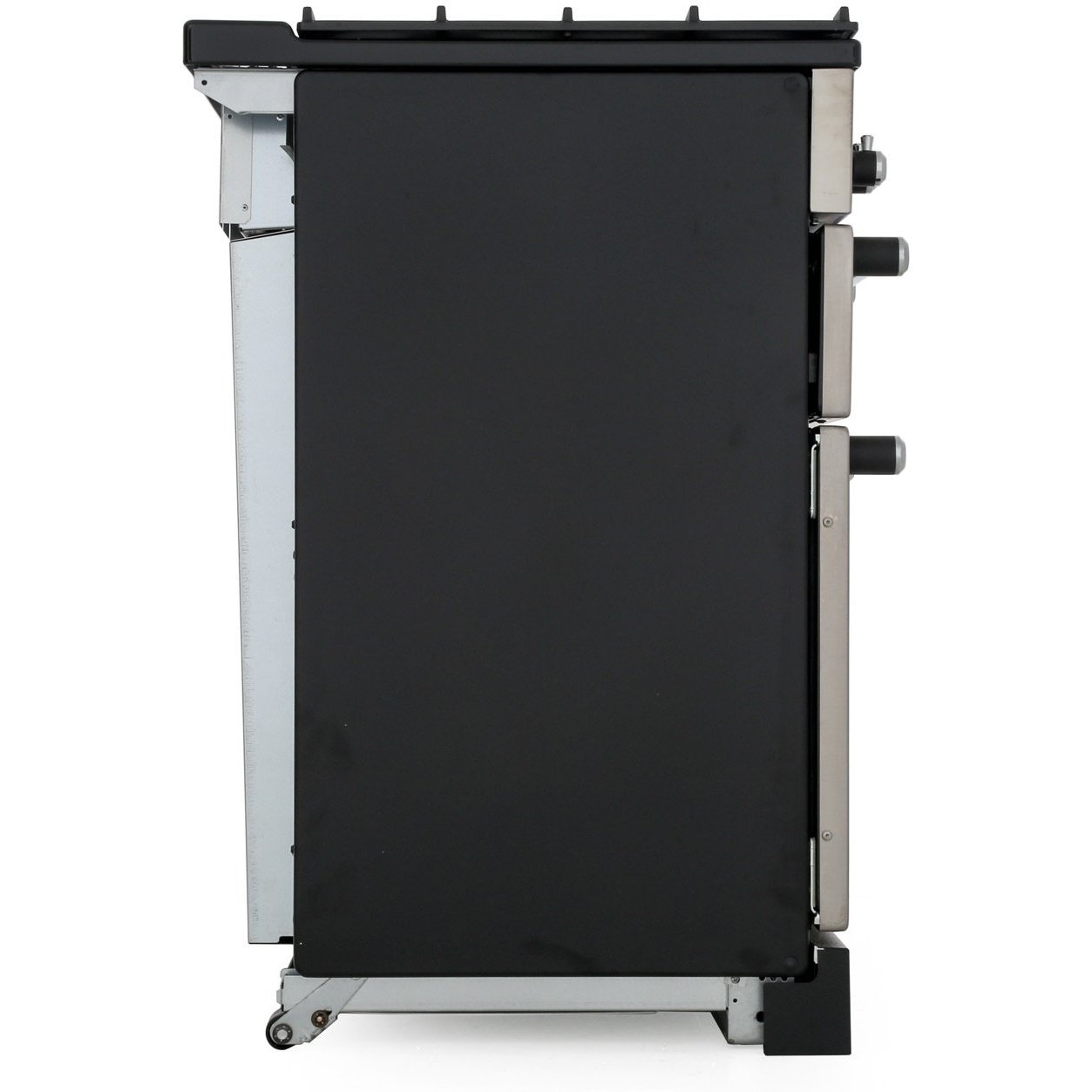 Rangemaster KCH100ECBL/C 100cm Ceramic Range Cooker Kitchener Black / Chrome, A Rated