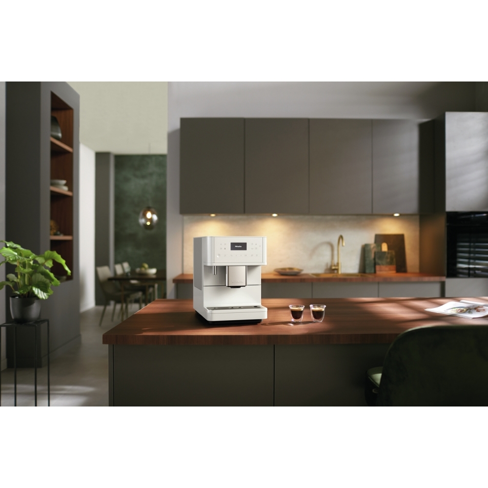 Miele CM 6160 MilkPerfection Lotus White Coffee Machine