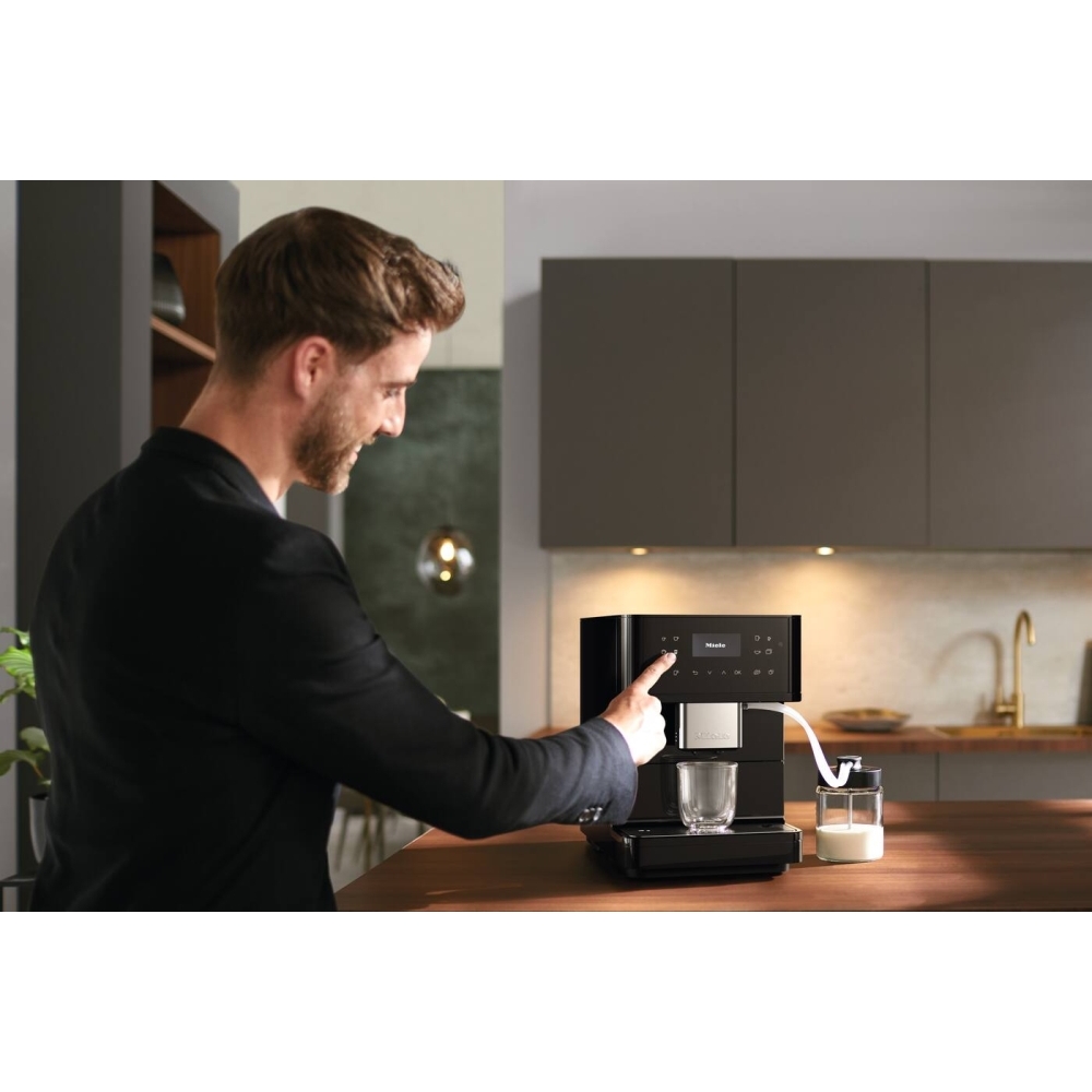 Miele CM6160 Obsidian Black Coffee Machine