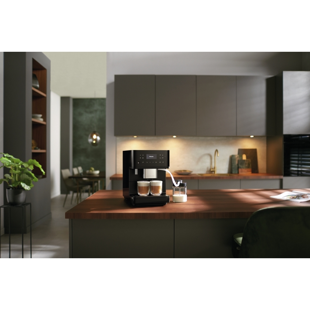 Miele CM 6560 MilkPerfection Obsidian Black Coffee Machine