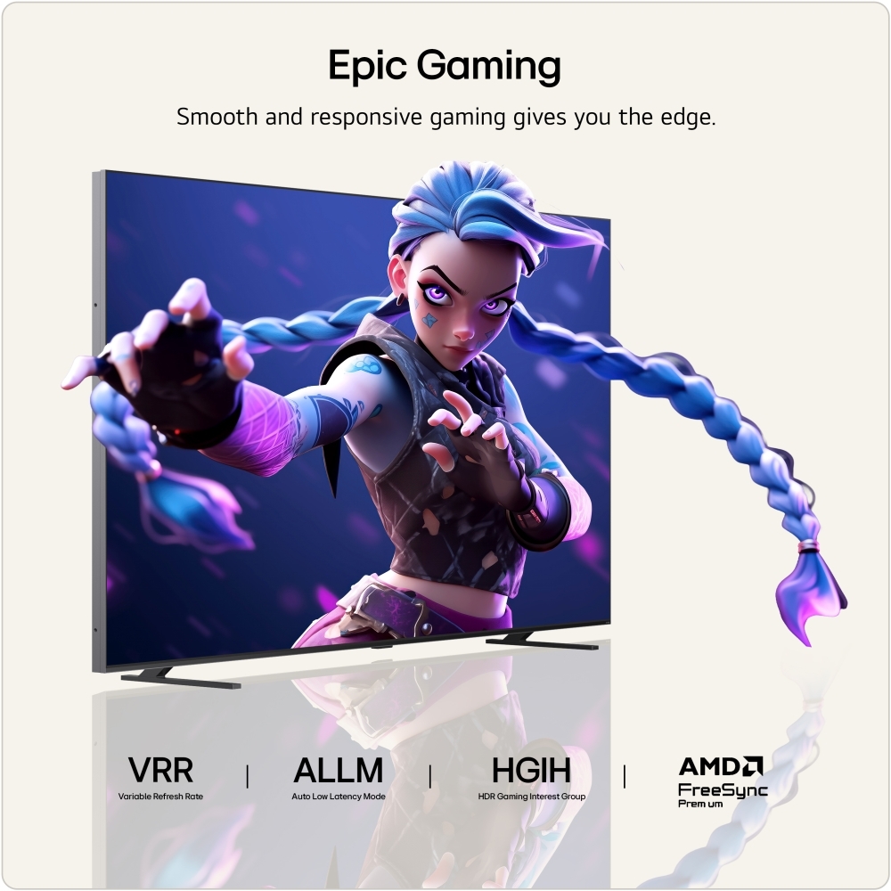 LG 115QNED93B6AEKQ 115" QNED Smart Television, 4K Ultra HD, Black, F Rated