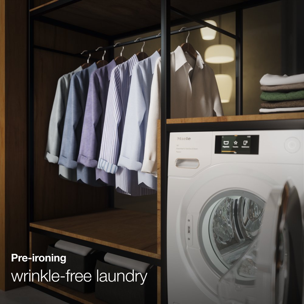 Miele WSD663 TwinDos Lotus White Washing Machine