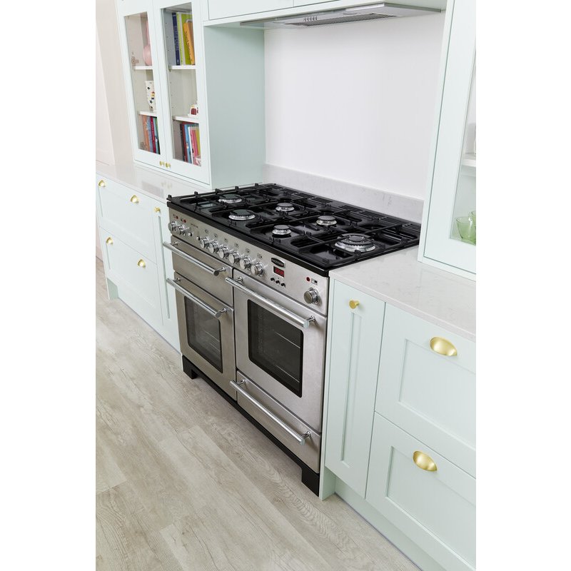 Buy Rangemaster INF110DFFBL Infusion Black 110cm Dual Fuel Range Cooker