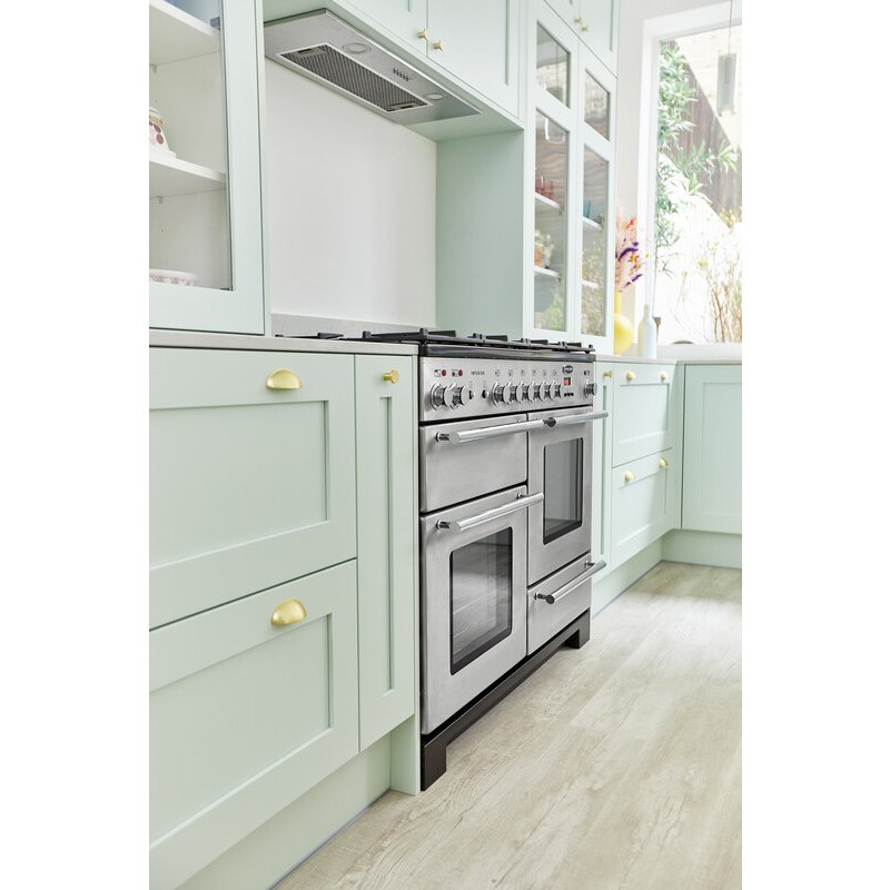 Buy Rangemaster INF110DFFBL Infusion Black 110cm Dual Fuel Range Cooker