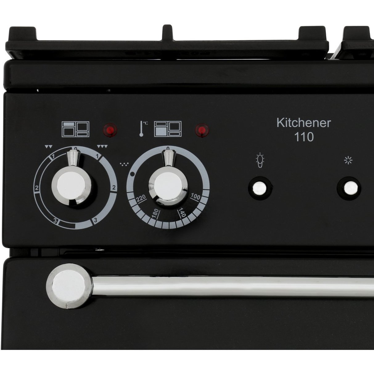 Rangemaster KCH110NGFSS/C 110cm Gas Range Cooker Kitchener Stainless Steel / Chrome, A+ Rated