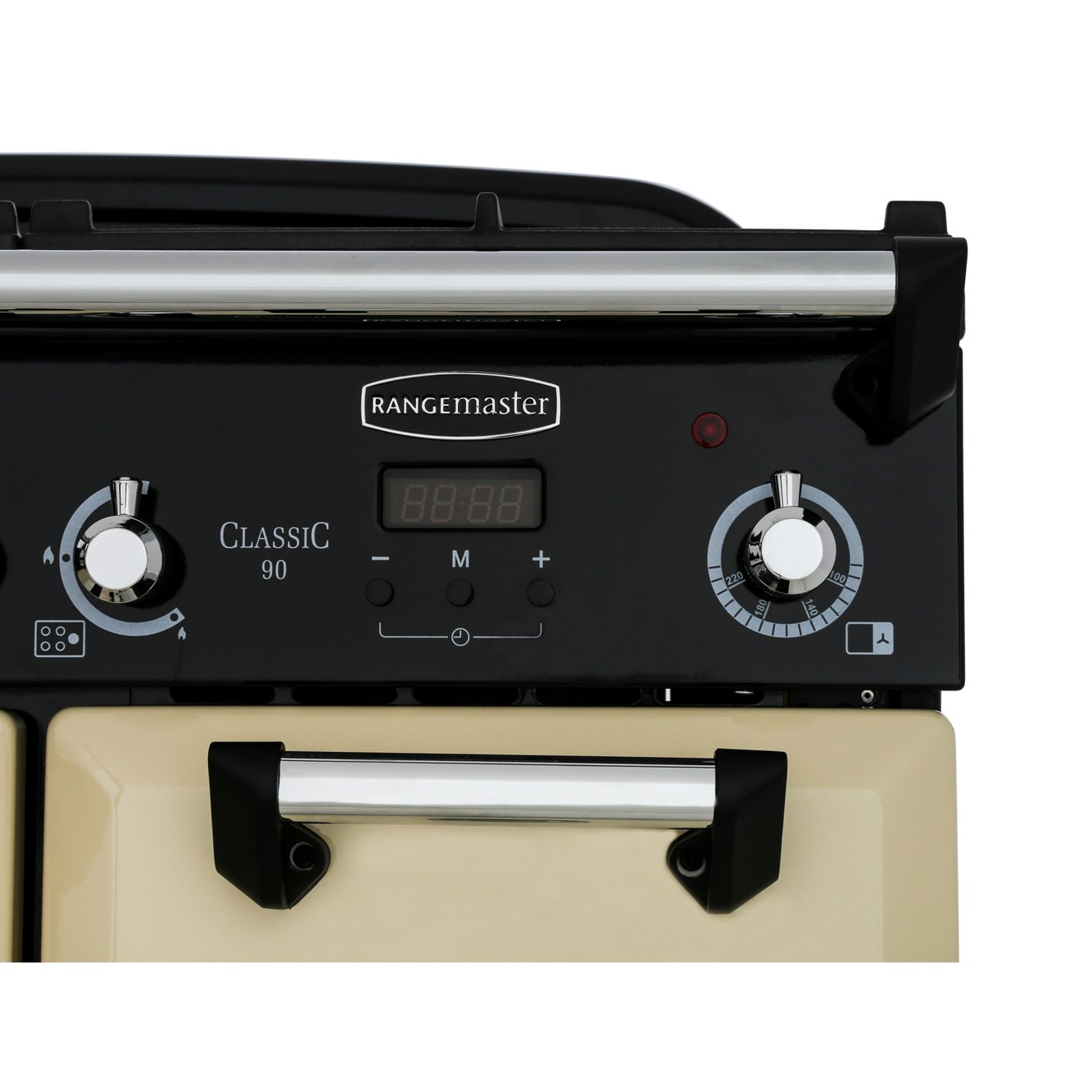 Rangemaster CLA90NGFCR/C 90cm Gas Range Cooker Classic Cream / Chrome, A+ Rated