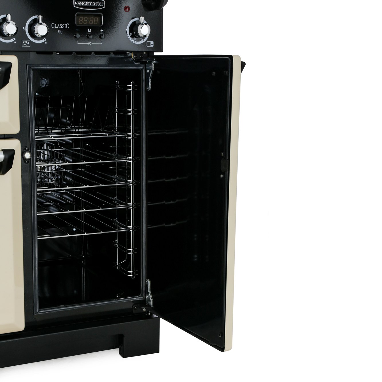 Rangemaster CLA90NGFCR/C 90cm Gas Range Cooker Classic Cream / Chrome, A+ Rated