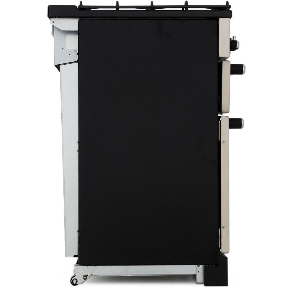 Rangemaster KCH90NGFBL/C 90cm Gas Range Cooker Kitchener Black / Chrome, A+ Rated