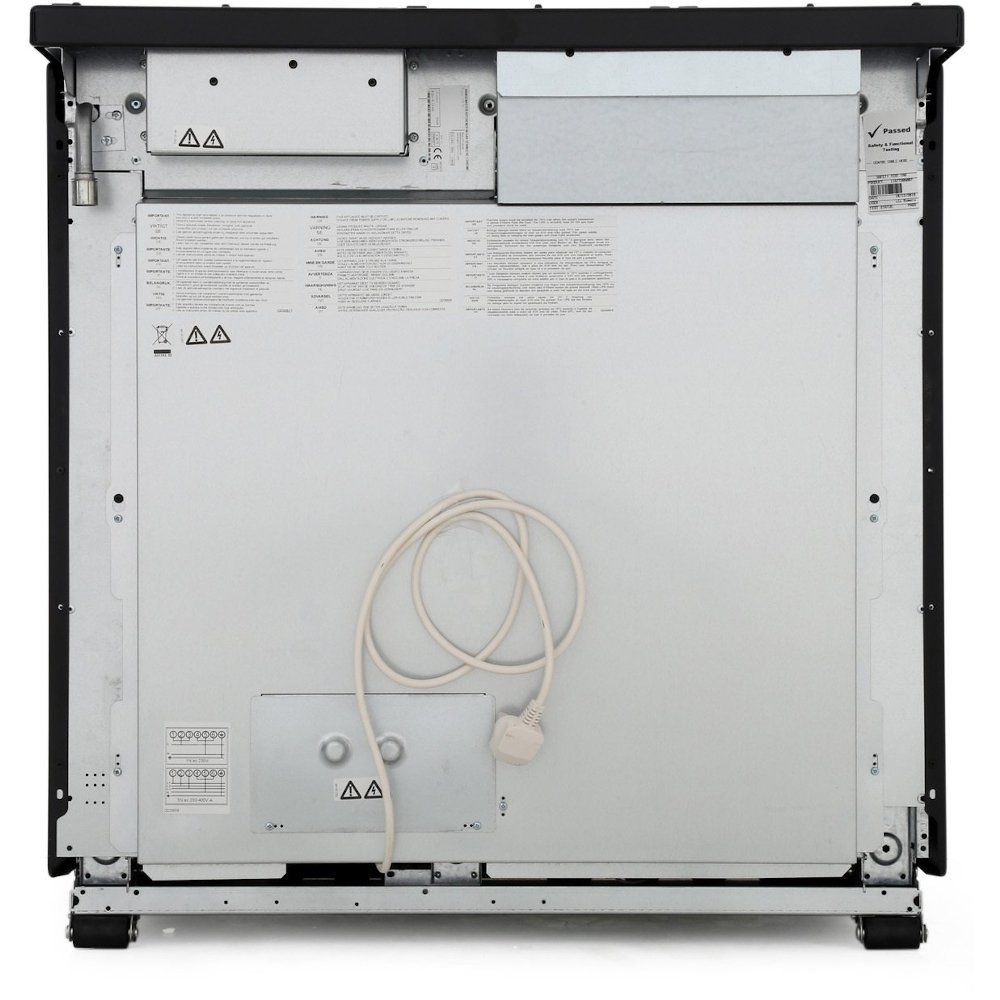 Rangemaster KCH90NGFBL/C 90cm Gas Range Cooker Kitchener Black / Chrome, A+ Rated