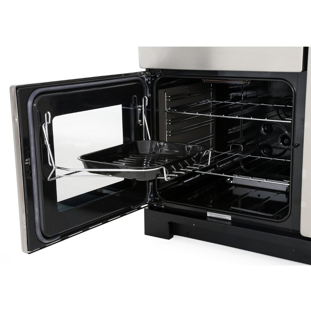 Rangemaster KCH90NGFCR/C 90cm Gas Range Cooker Kitchener Cream / Chrome, A+ Rated