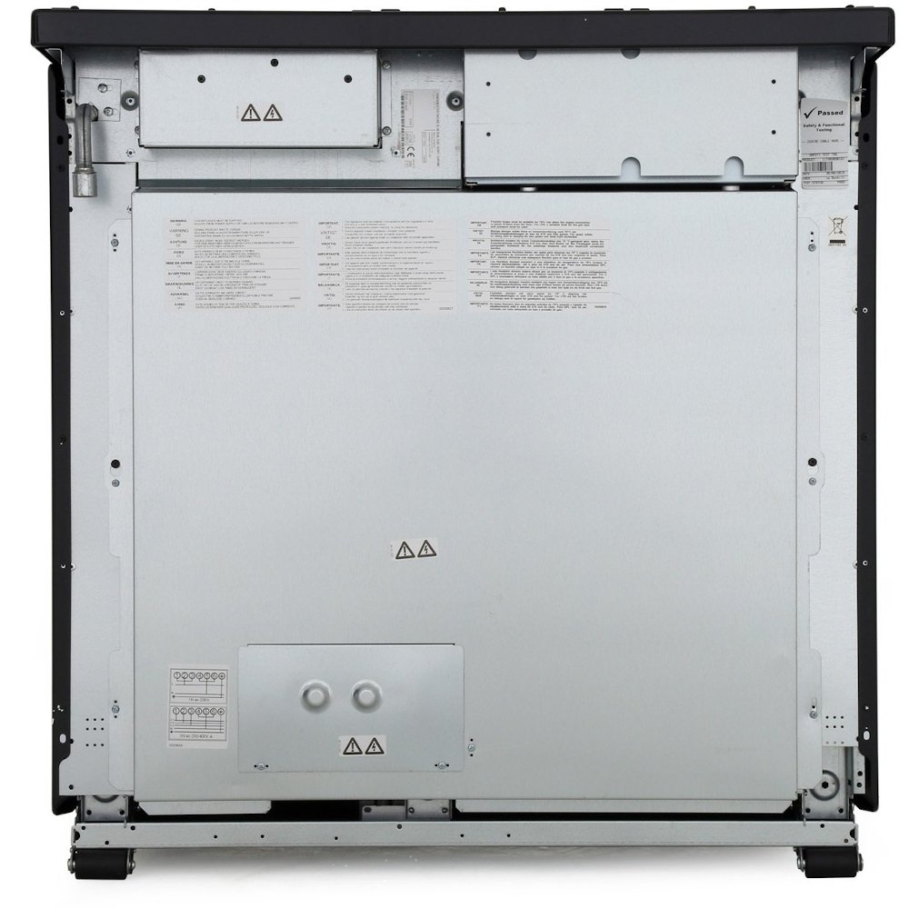 Rangemaster EDL90DFFSL/C 90cm Dual Fuel Range Cooker Encore Deluxe Slate / Chrome, A Rated