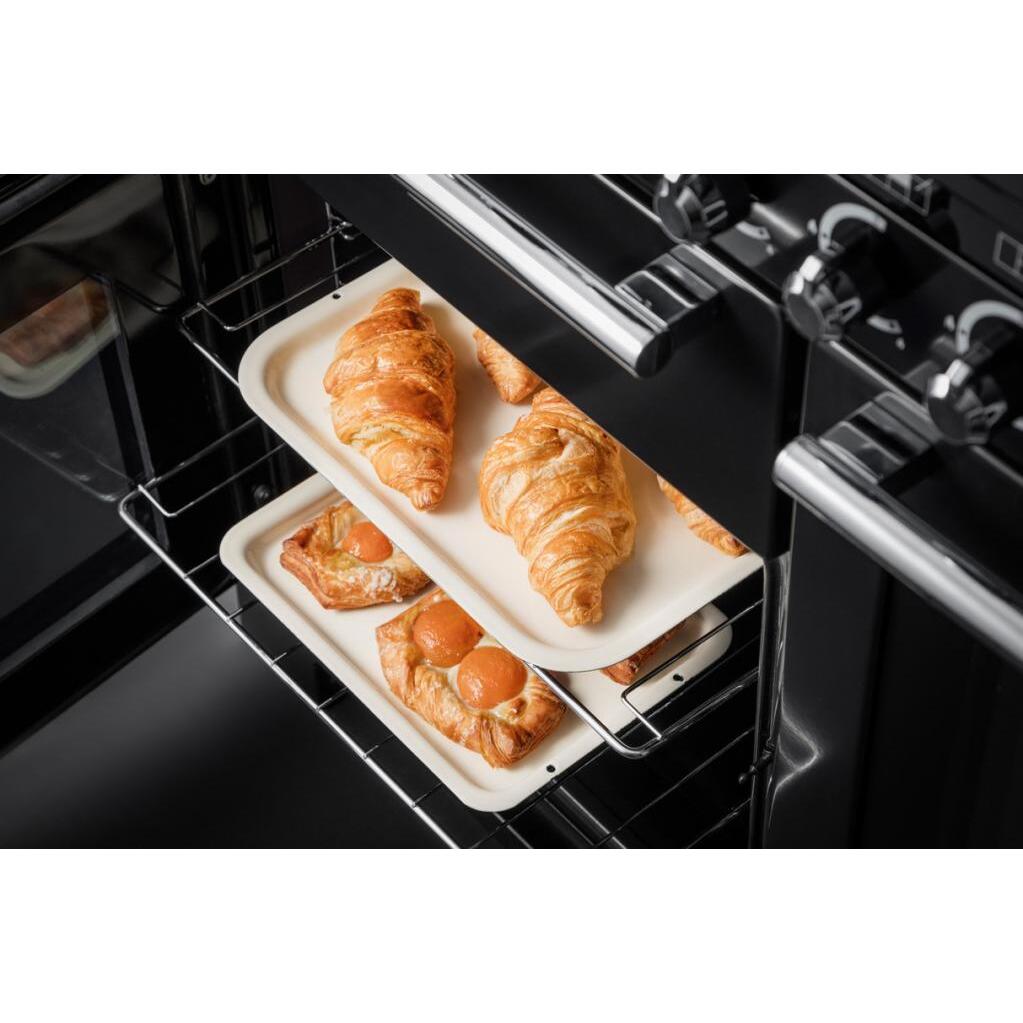 Rangemaster EDL100DFFSS/C 100cm Dual Fuel Range Cooker Encore Deluxe Stainless Steel / Chrome, A Rated
