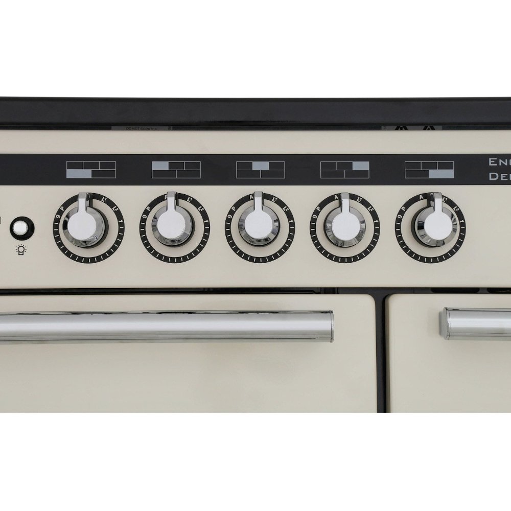 Rangemaster EDL90EISS/C 90cm Induction Range Cooker Encore Deluxe Stainless Steel / Chrome, A Rated