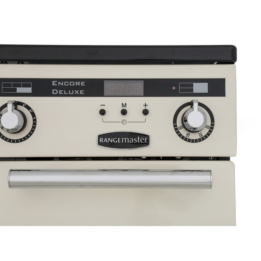 Rangemaster EDL90EISS/C 90cm Induction Range Cooker Encore Deluxe Stainless Steel / Chrome, A Rated