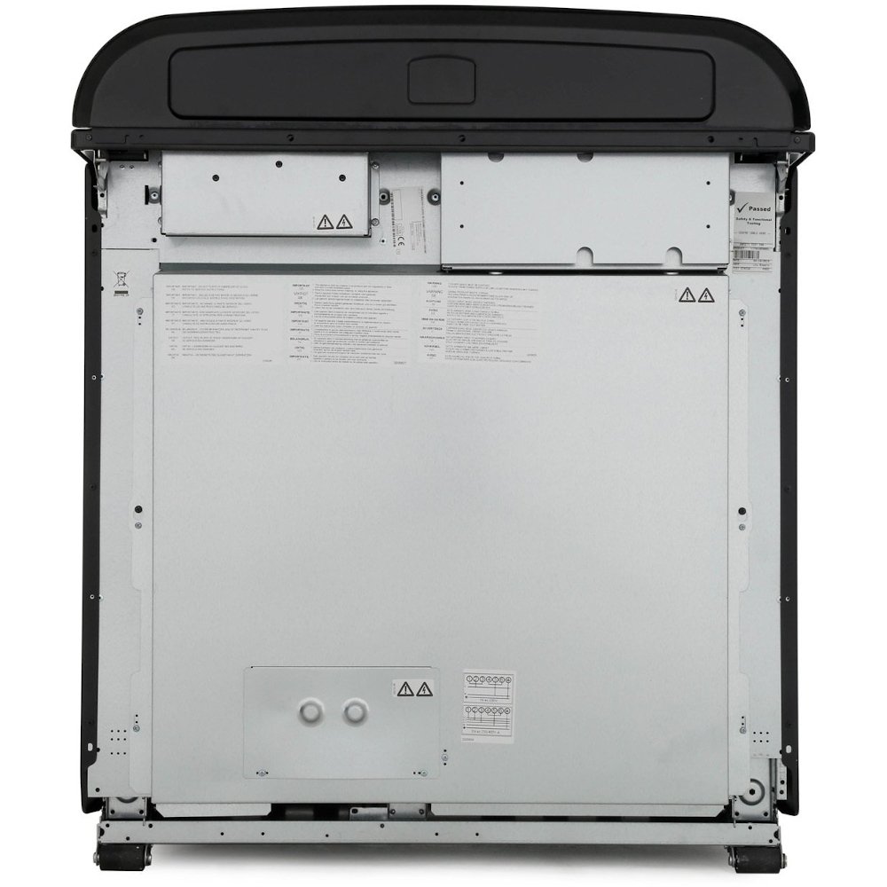 Rangemaster CLA90ECBL/C 90cm Ceramic Range Cooker Classic Black / Chrome, A Rated