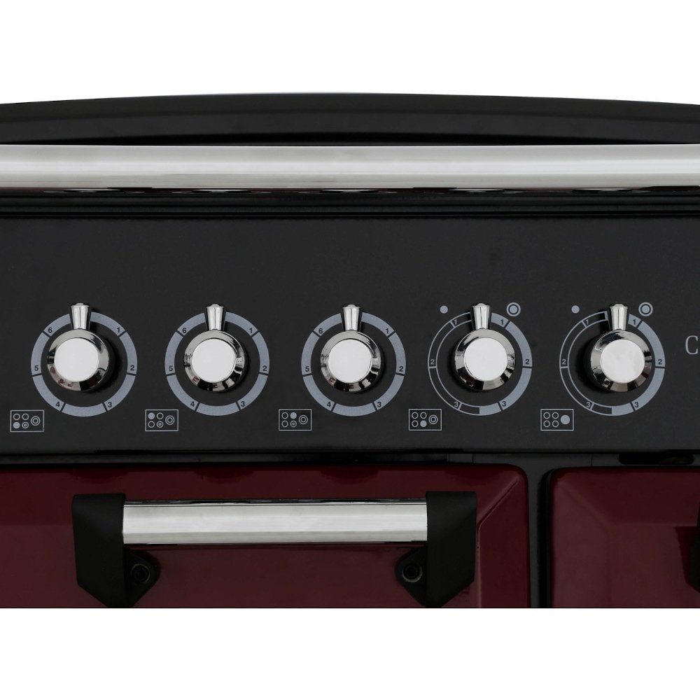 Rangemaster CLA90ECBL/C 90cm Ceramic Range Cooker Classic Black / Chrome, A Rated