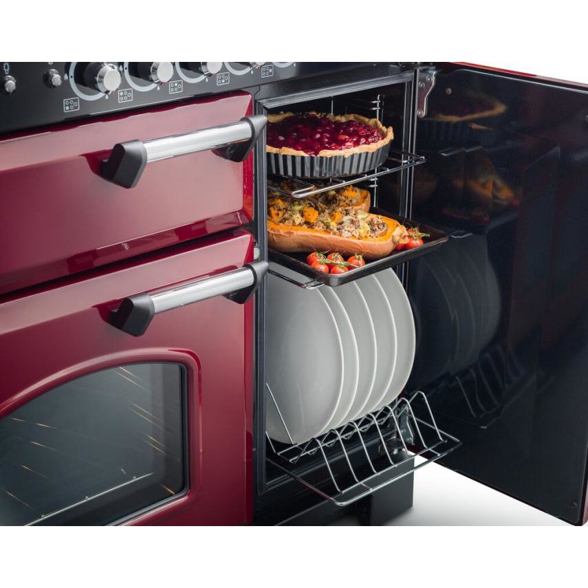 Rangemaster CLA100ECCR/C 100cm Ceramic Range Cooker Classic Cream / Chrome, A Rated