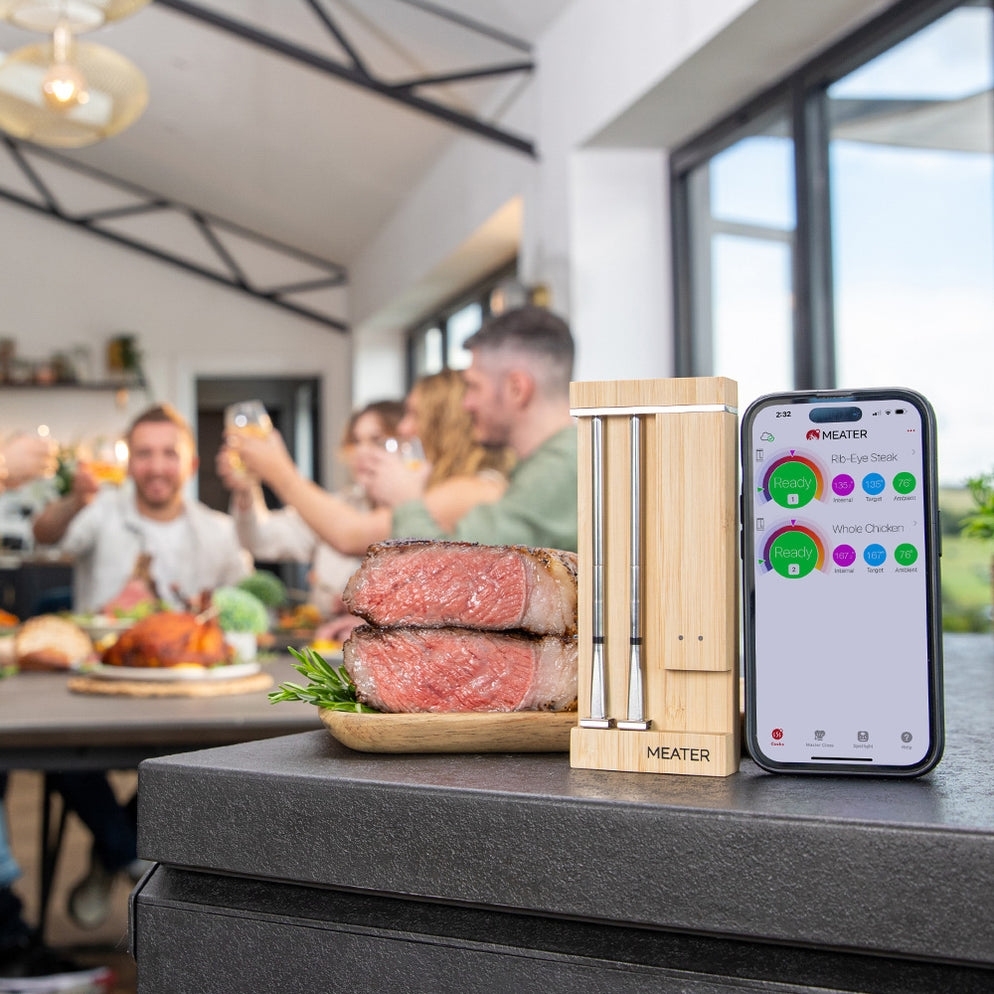 Meater RTE-MT-MD201 Pro Duo 2 x Wireless Smart Meat Thermometer , Stainless Steel