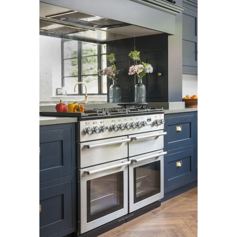 Rangemaster Nexus SE NEXSE110EIBL/C 110cm Induction Range Cooker Black / Brushed Chrome, A Rated