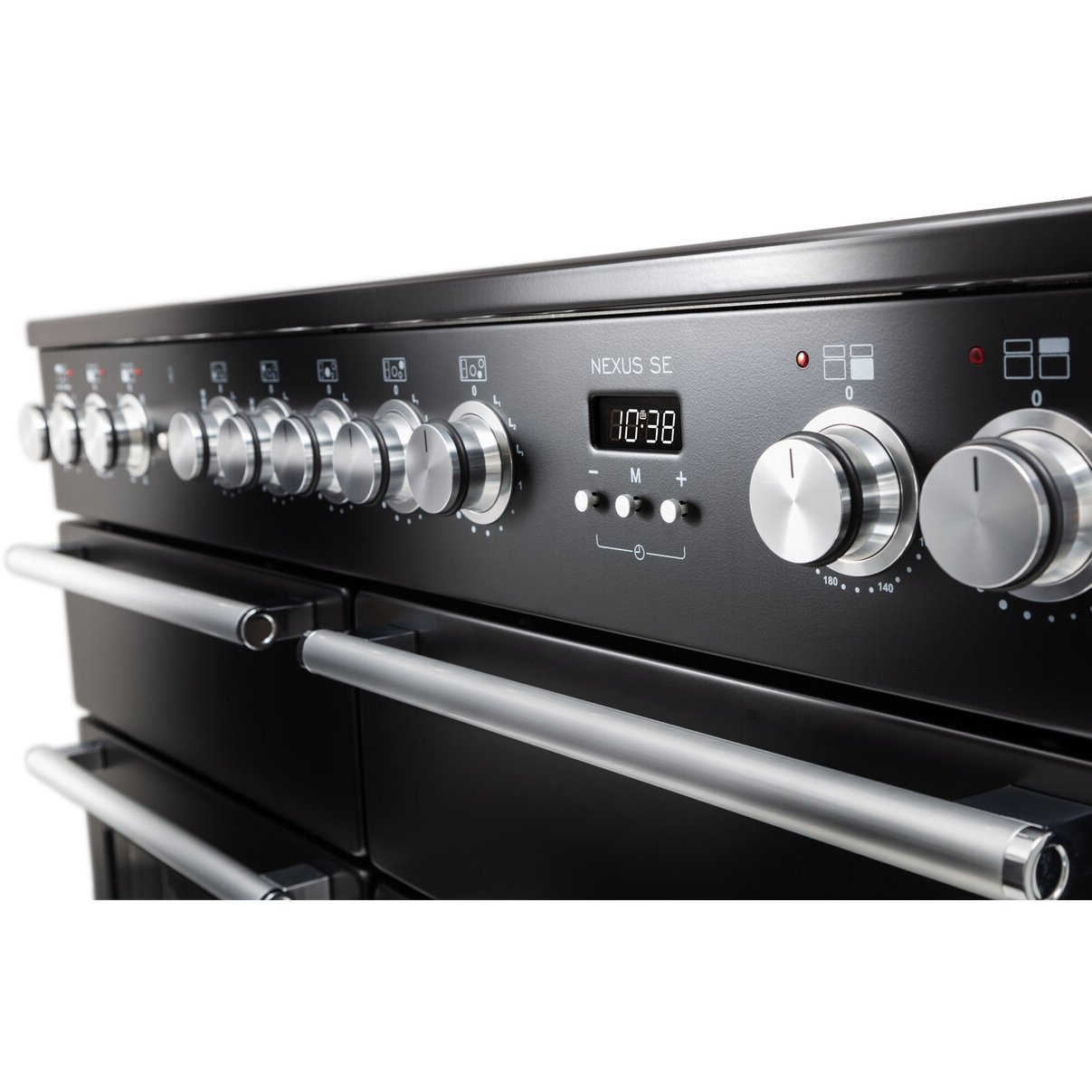 Rangemaster NEXSE110EIBL/C 110cm Induction Range Cooker Nexus SE Black / Chrome, A Rated