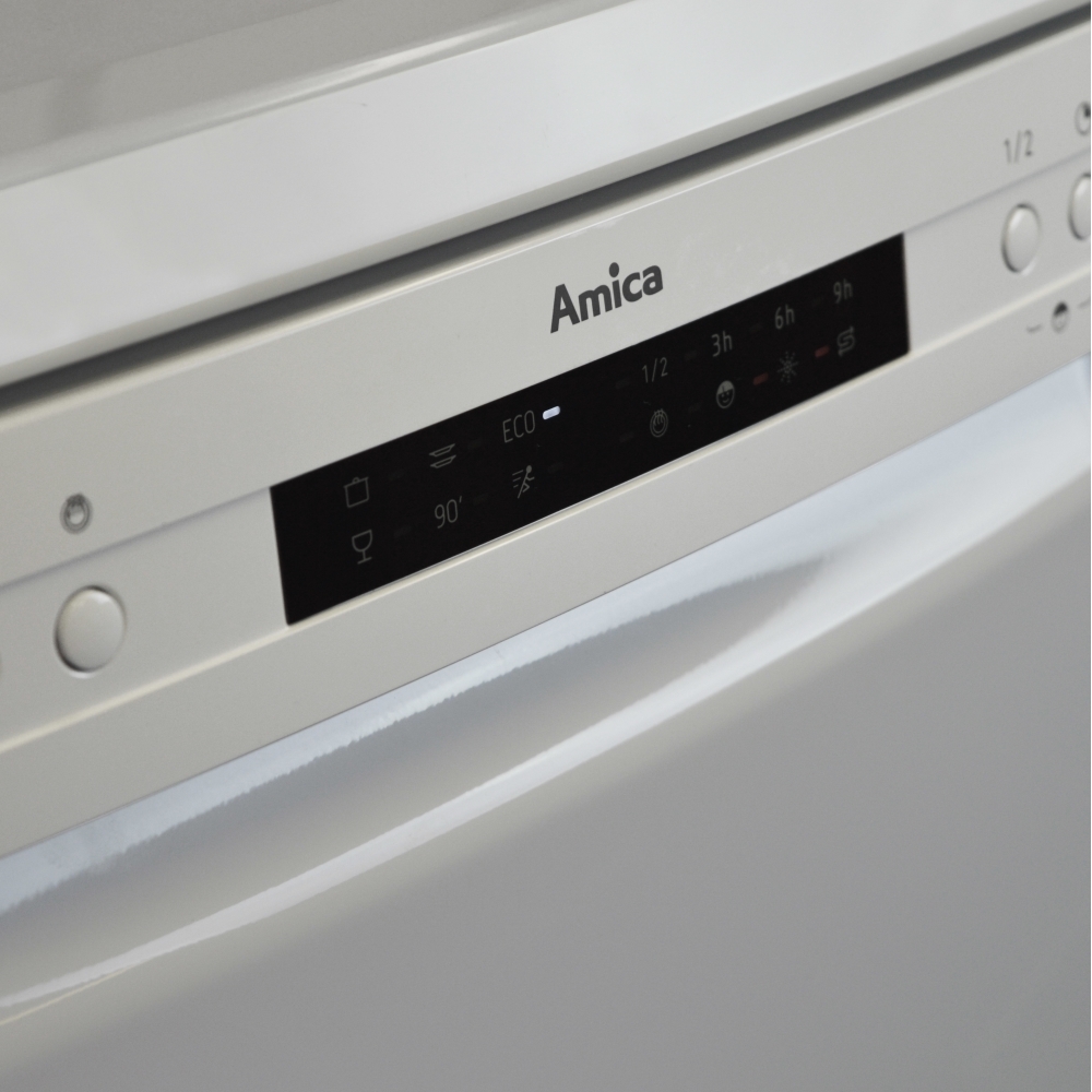 Amica ADF650WH Dishwasher, 14 Place Settings, White, E Rated