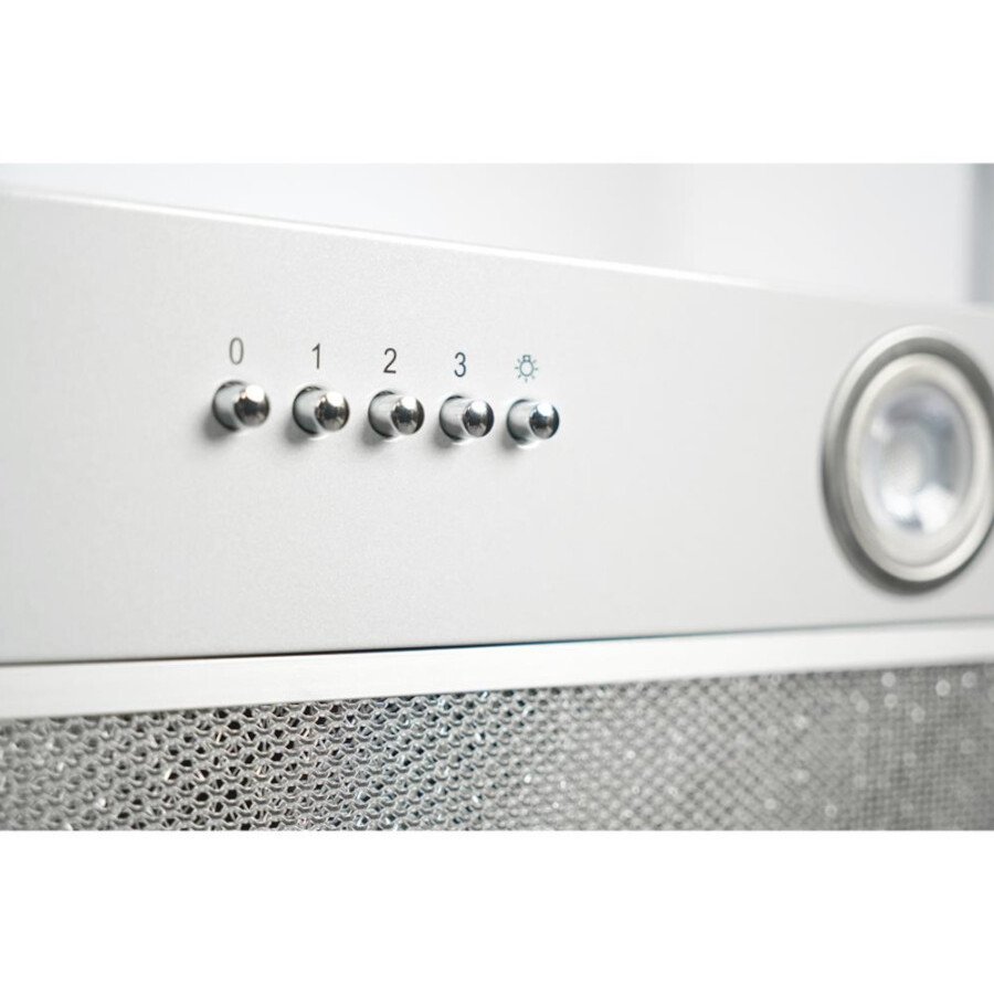 CDA CCA52SI Canopy Cooker Hood, Silver, B Rated