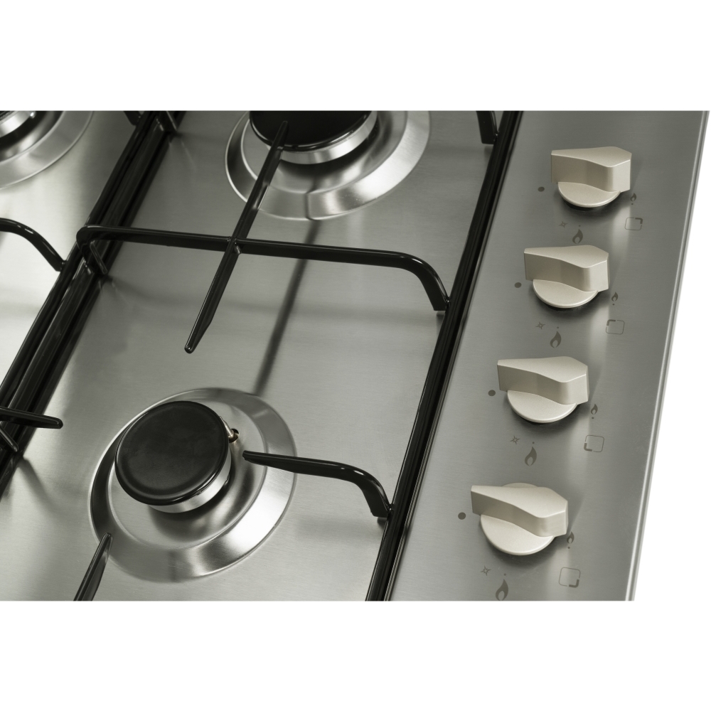 CDA HG6151SS 58cm 4 Burner Gas Hob, Stainless Steel