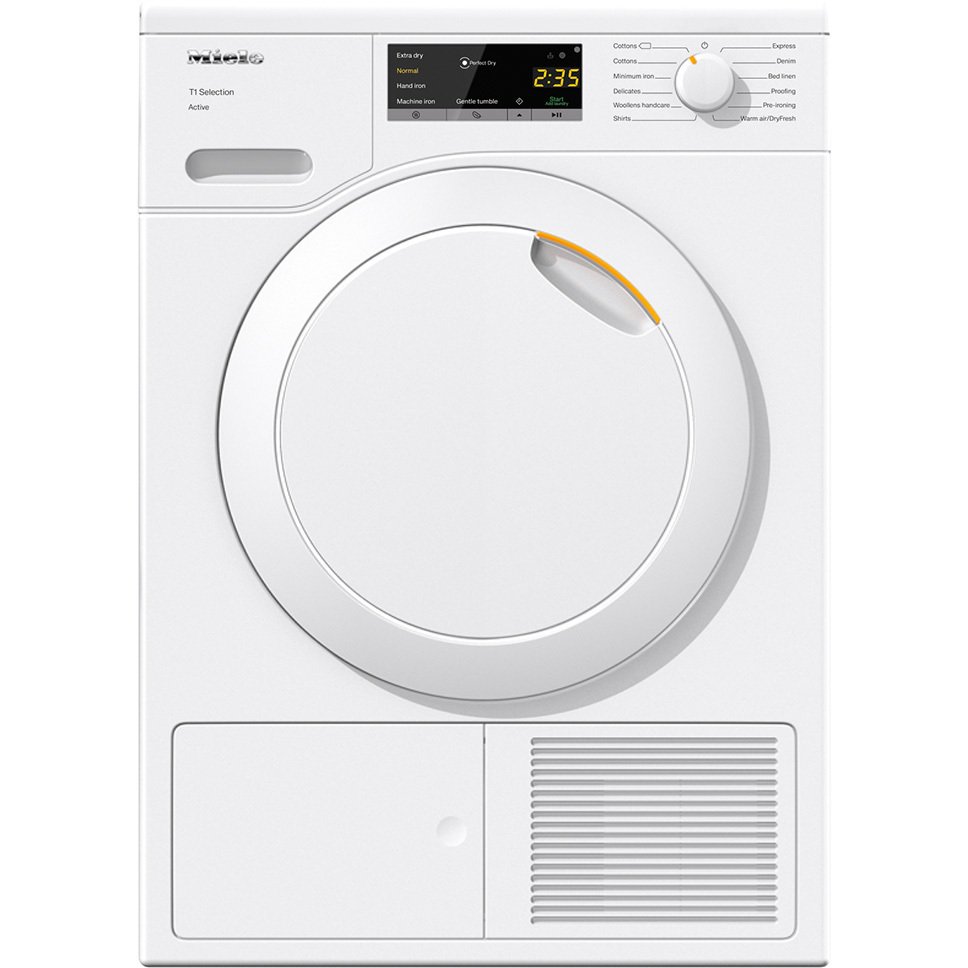 Miele 11919160 TSA203 WP Heat Pump Tumble Dryer, 7kg, White, A++  