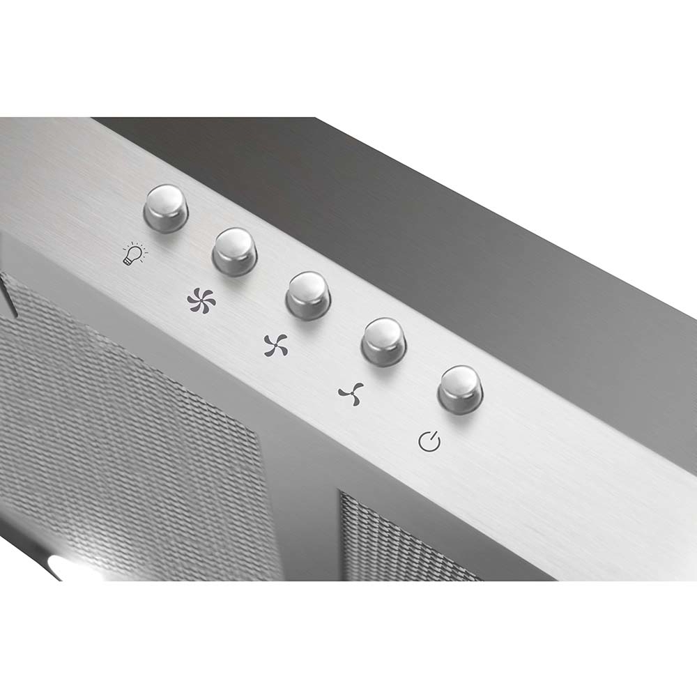 CDA ECH63SS 60cm Chimney Cooker Hood, Stainless Steel, C Rated