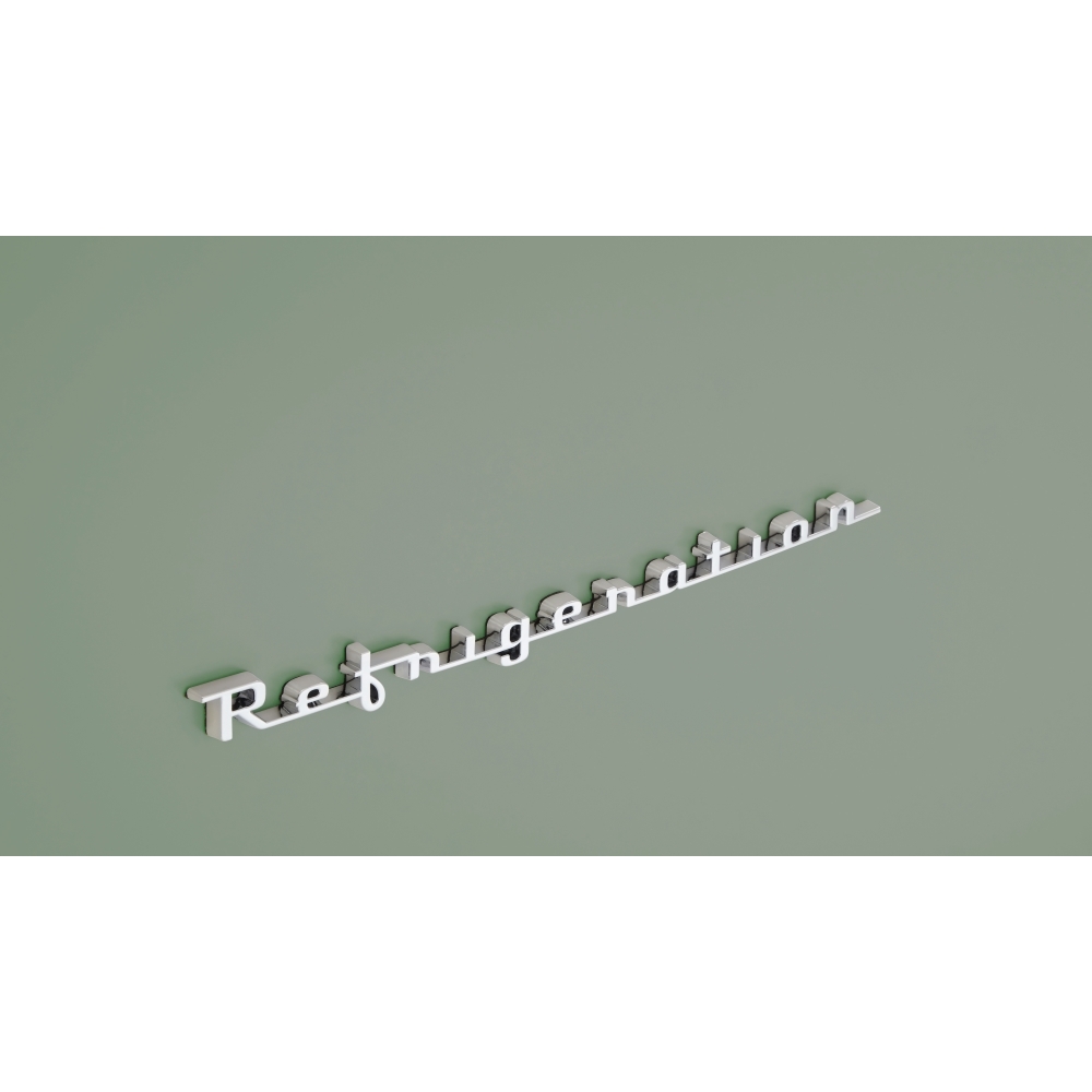 CDA Florence Meadow Retro Frost Free Fridge Freezer, 60/40, Green, D Rated