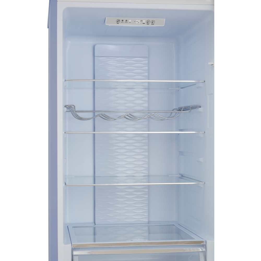 CDA Florence Sea Holly Retro Frost Free Fridge Freezer, 60/40, Blue, D Rated