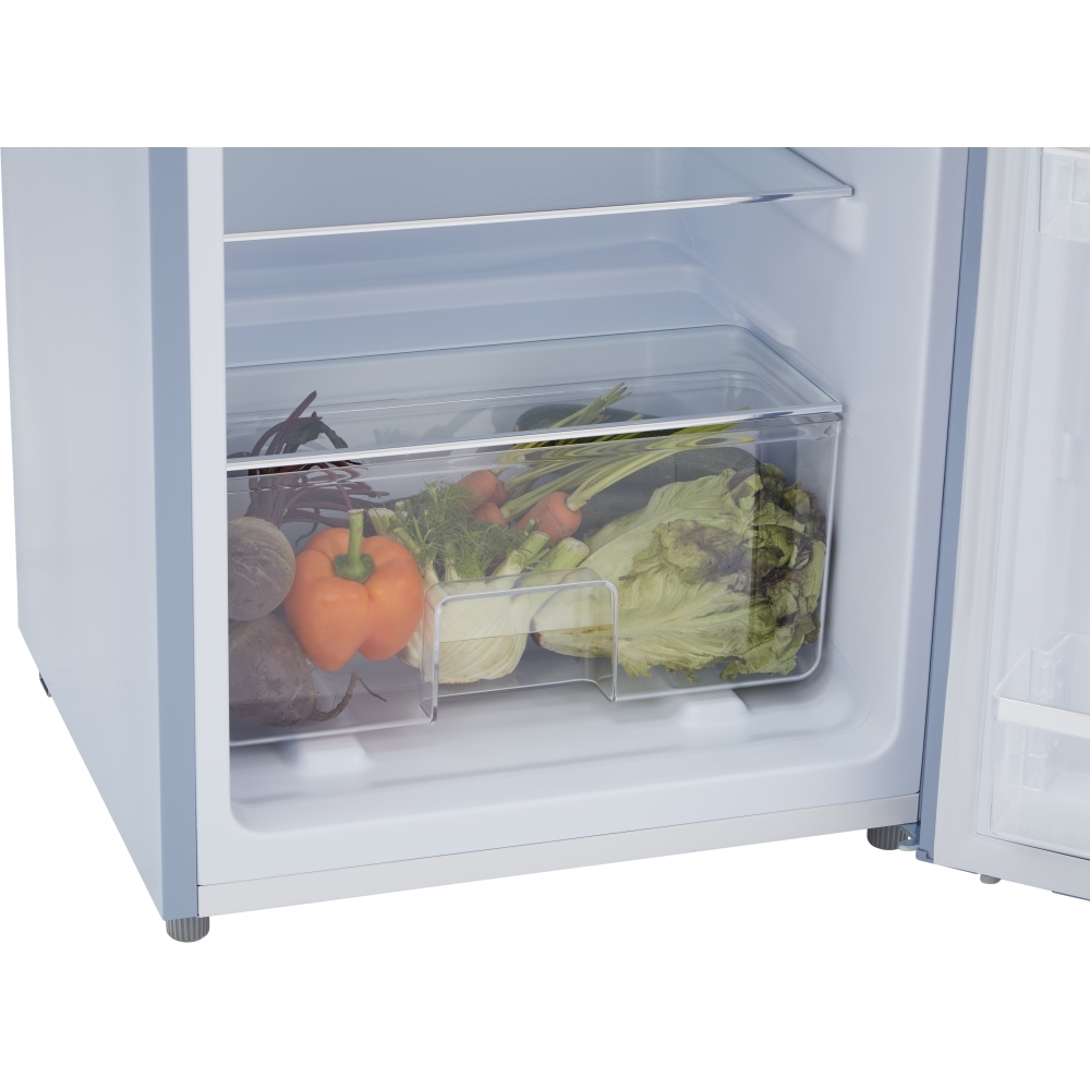 CDA Betty Sea Holly Retro Static Fridge Freezer, 80/20, Blue, D Rated