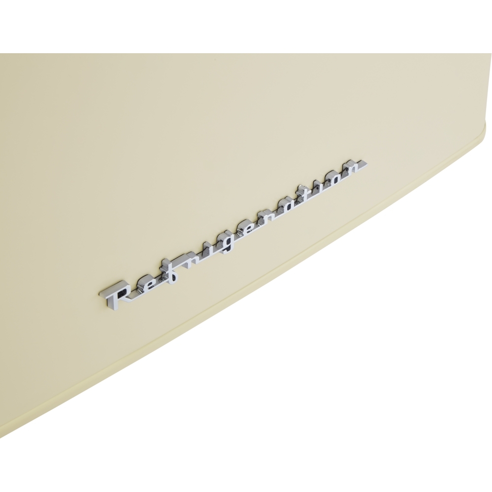 CDA Betty Barley Retro Static Fridge Freezer, 80/20, Cream, D Rated