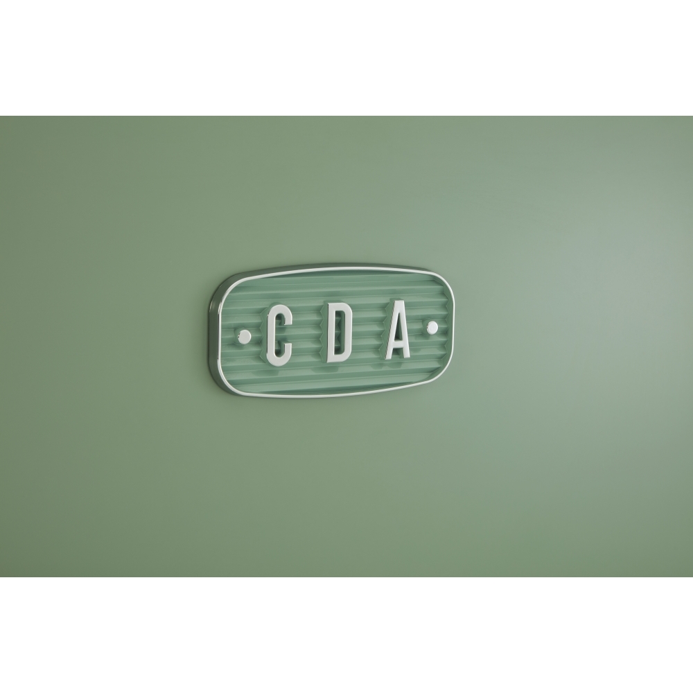 CDA Betty Meadow Retro Static Fridge Freezer, 80/20, Green, D Rated