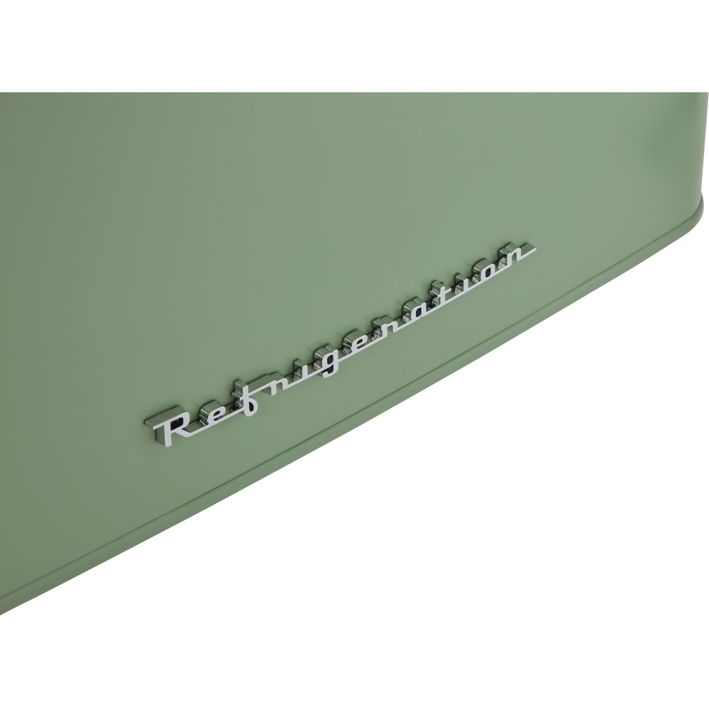 CDA Betty Meadow Retro Static Fridge Freezer, 80/20, Green, D Rated