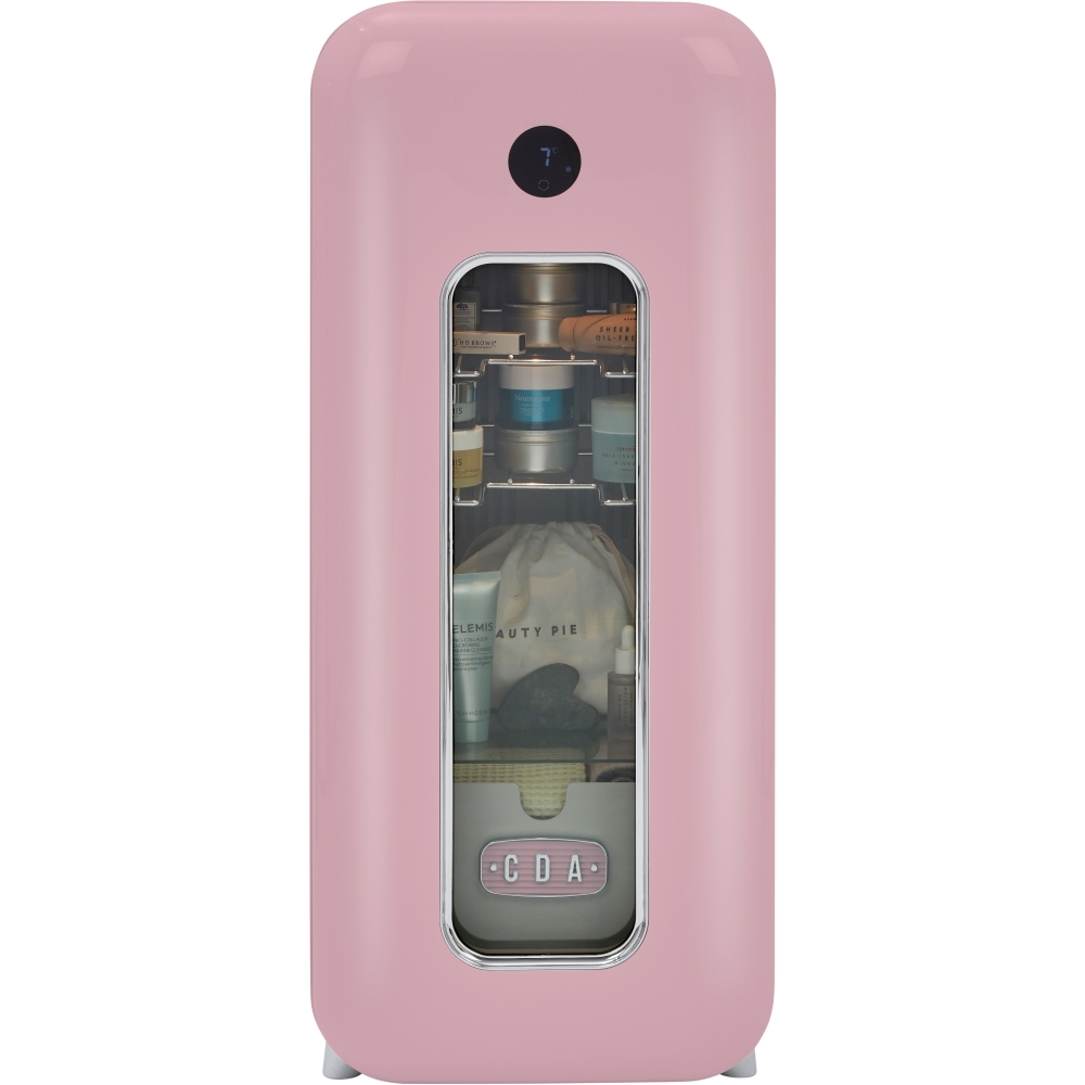 CDA Nancy Tea Rose Retro Wine Cooler, Pink, G Rated