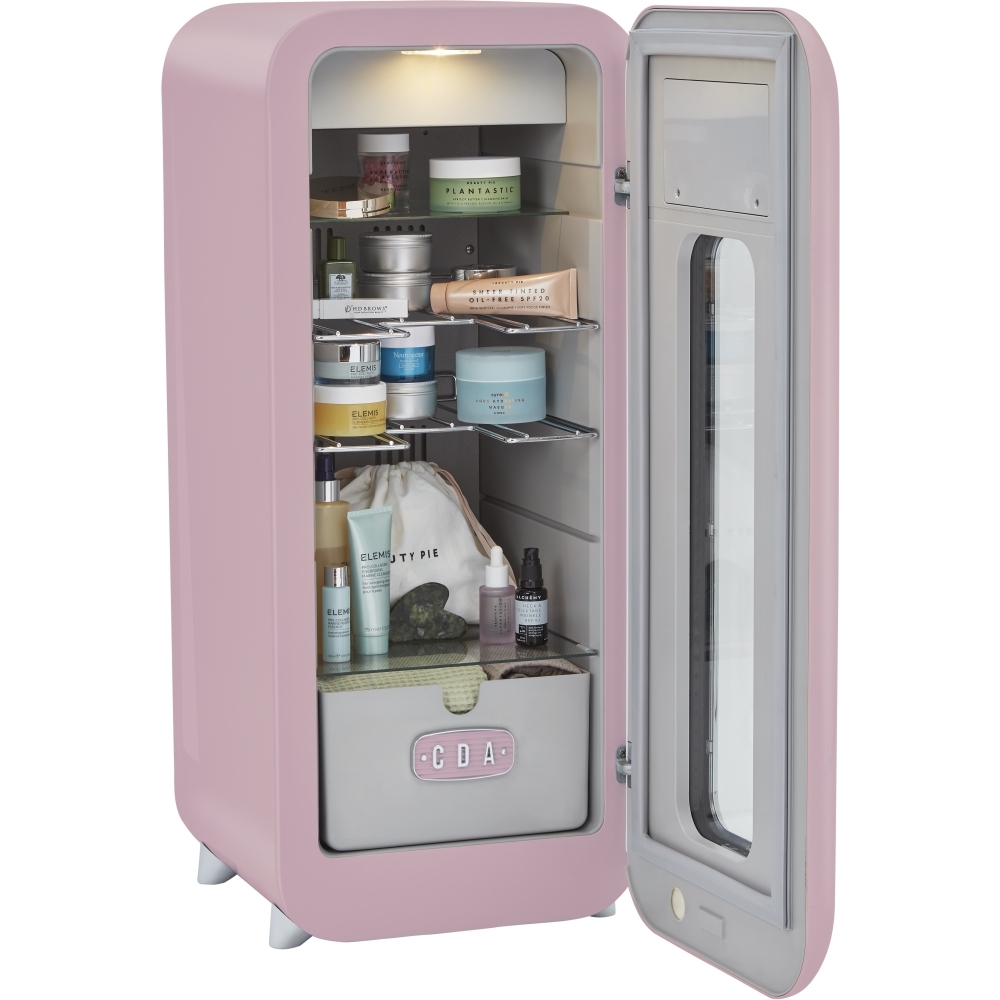 CDA Nancy Tea Rose Retro Wine Cooler, Pink, G Rated