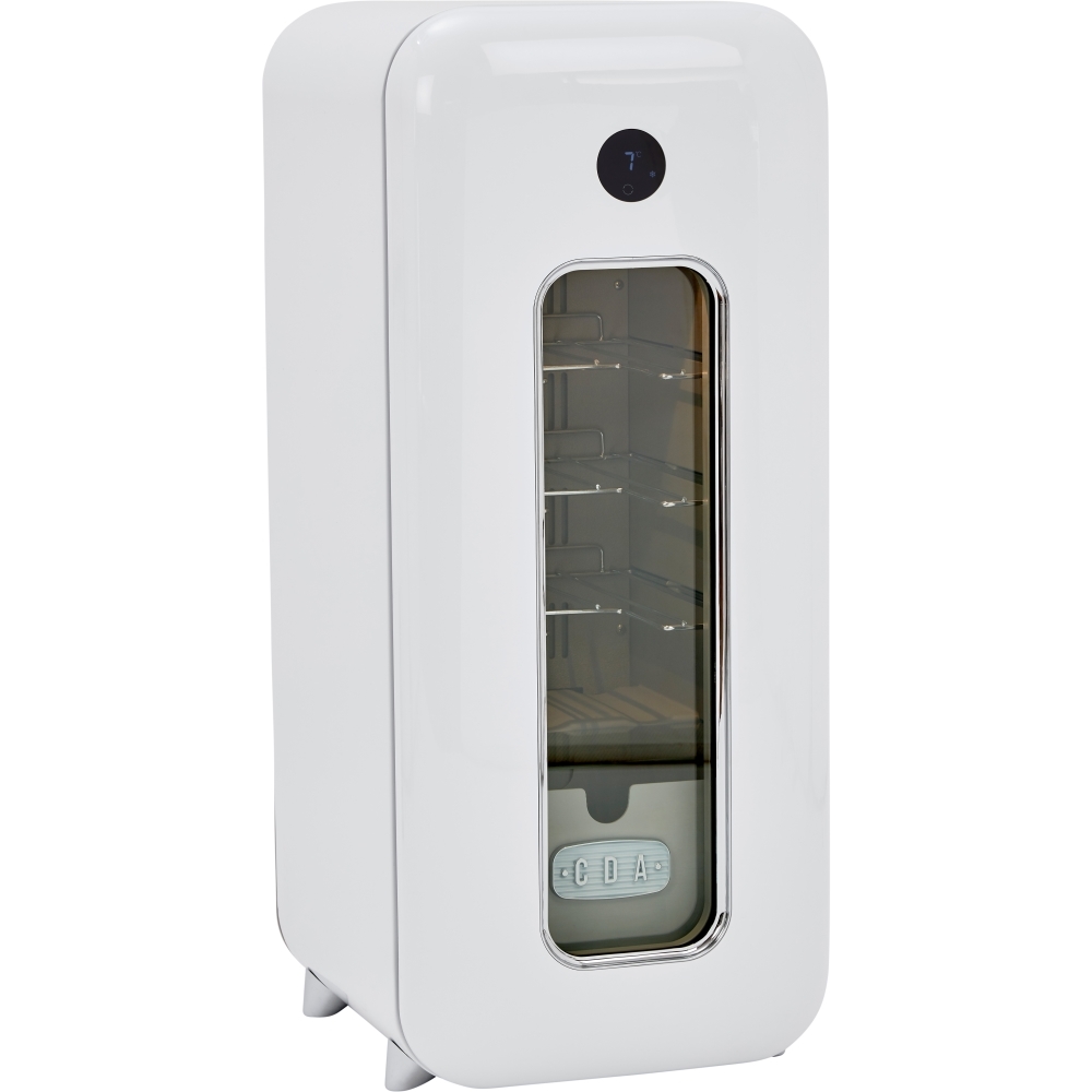CDA Nancy Cotton Retro Wine Cooler, White, G Rated