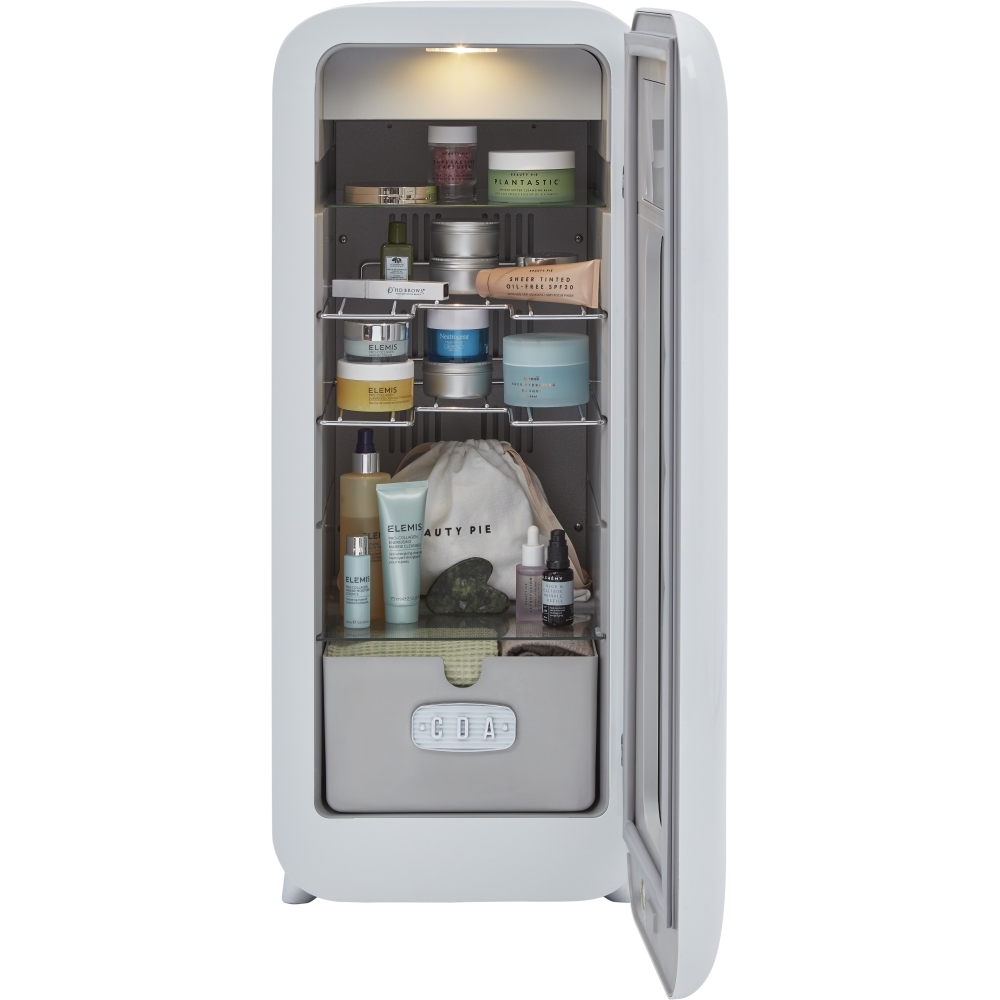 CDA Nancy Cotton Retro Wine Cooler, White, G Rated