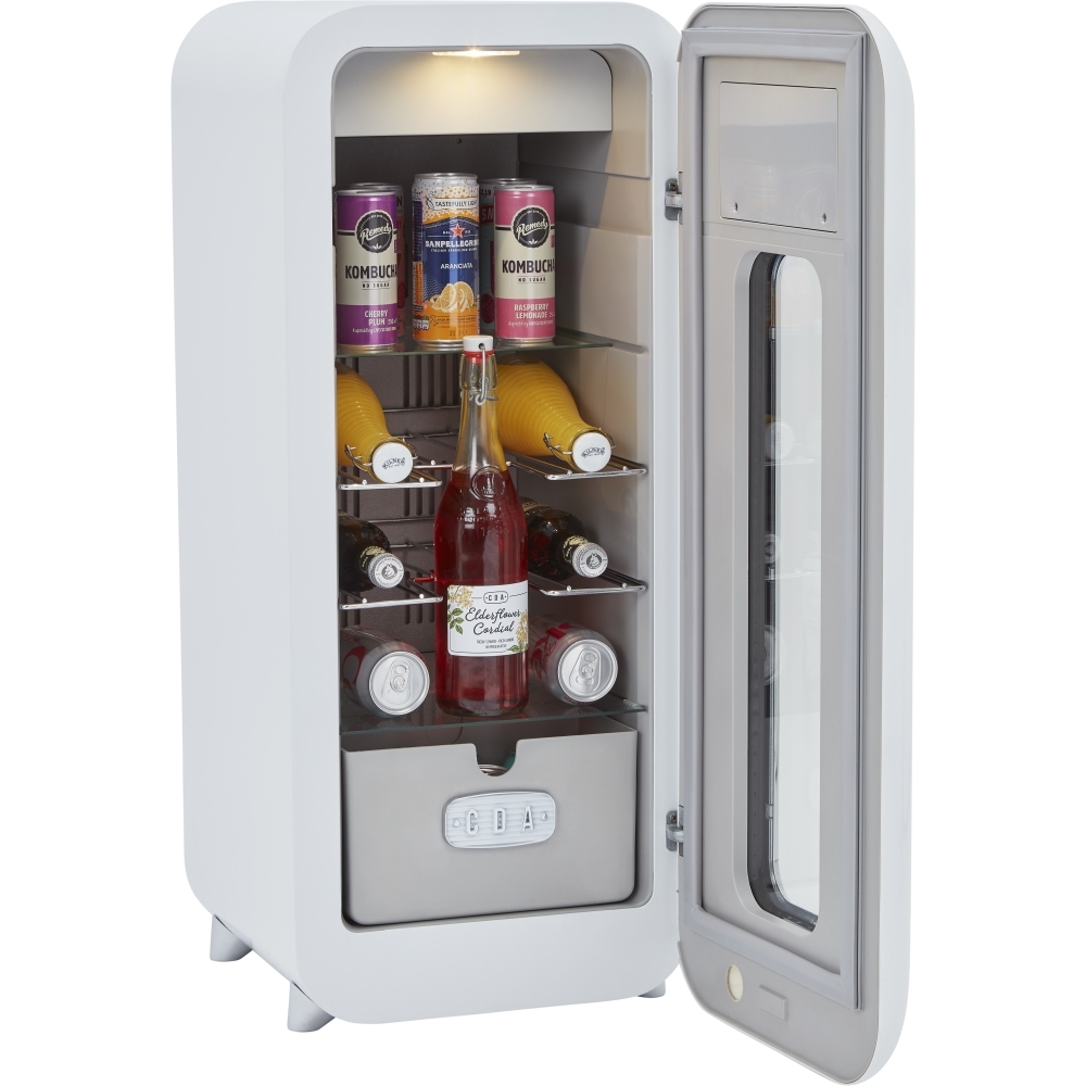 CDA Nancy Cotton Retro Wine Cooler, White, G Rated
