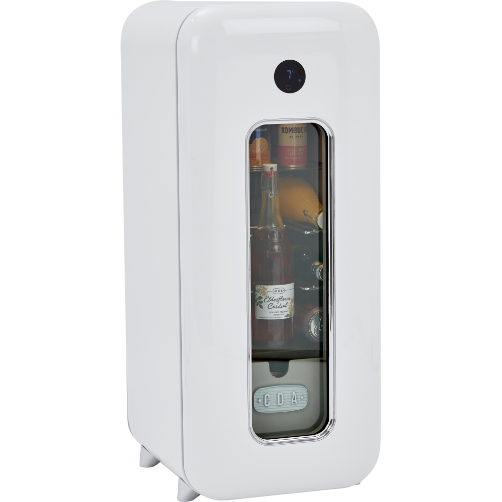 CDA Nancy Cotton Retro Wine Cooler, White, G Rated