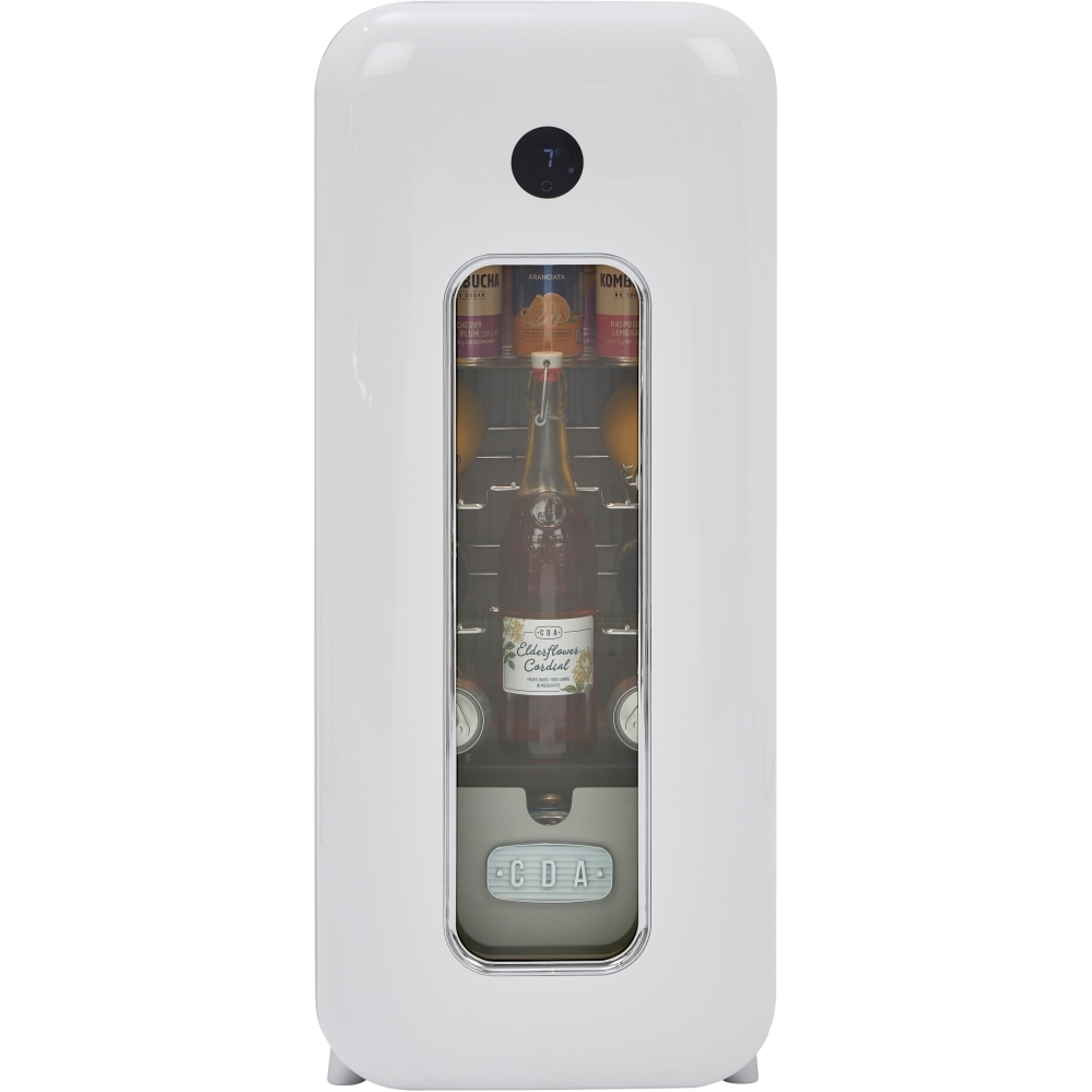 CDA Nancy Cotton Retro Wine Cooler, White, G Rated