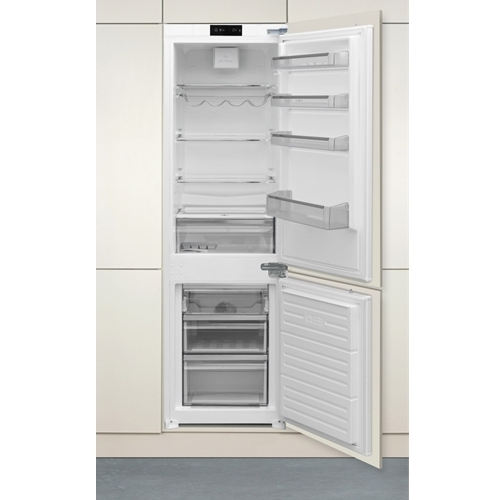 CDA CRI871 Frost Free Integrated Fridge Freezer, Sliding Hinge, 70/30, E Rated