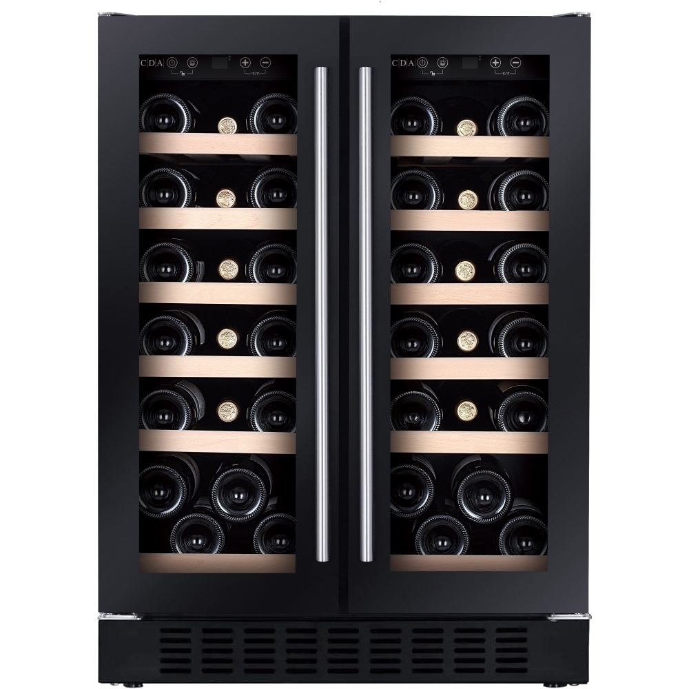 CDA CFWC624BL Wine Cooler, Black, G Rated