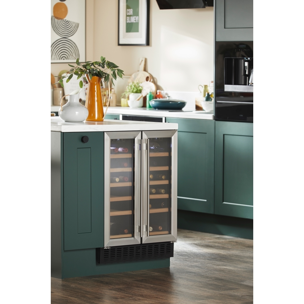 CDA CFWC624SS Wine Cooler, Stainless Steel, G Rated