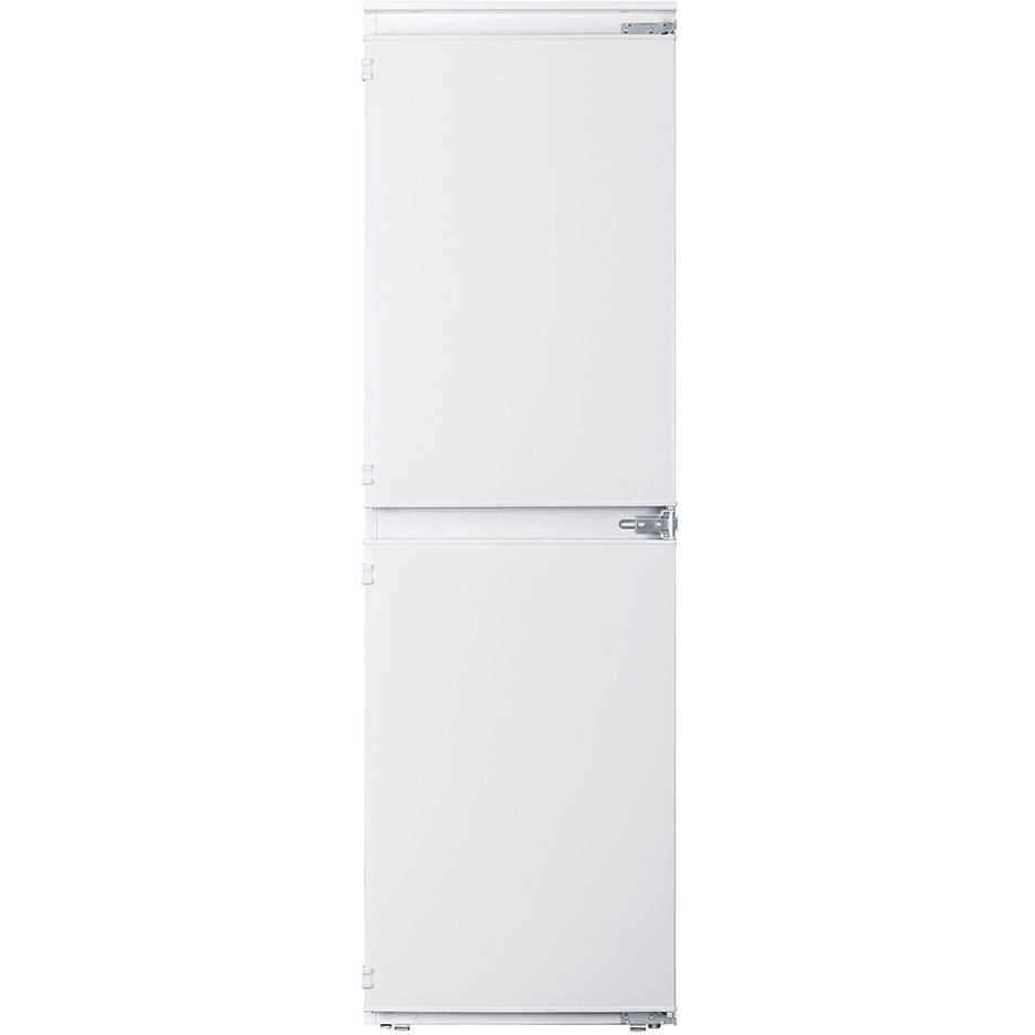 CDA FW725 Frost Free Integrated Fridge Freezer, Sliding Hinge, 50/50, White, E Rated