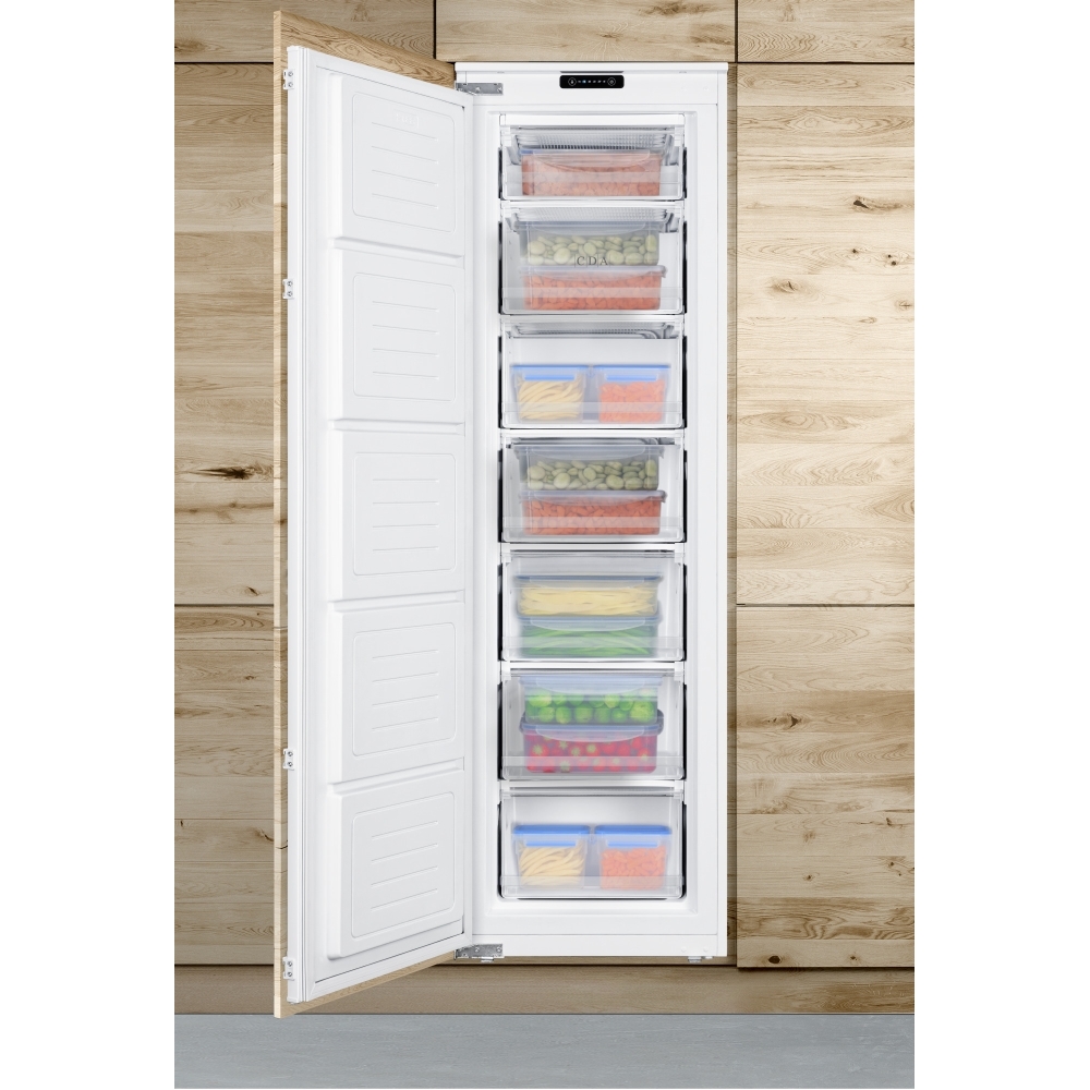 CDA FW881/6 Static Built-In Freezer, Sliding Hinge, E Rated
