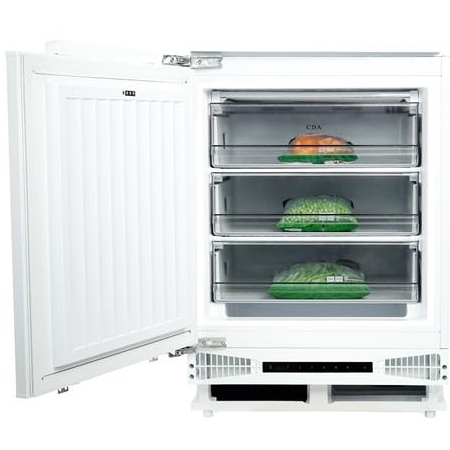CDA FW284/2 Static Built-Under Freezer, Fixed Hinge, E Rated