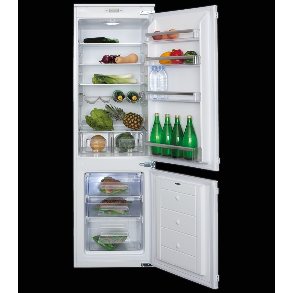 CDA FW872/5 Static Integrated Fridge Freezer, Sliding Hinge, 70/30, E Rated